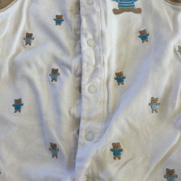 Teddy Bear Sleep & Play Pajamas (Size 6 Months) - Picture 5 of 7